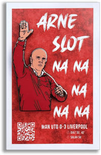 Image 1 of Arne Slot Badge – The Old Trafford Moment (RARE)