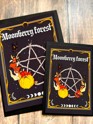 Image of Moonberry forest mini prints pack 