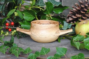 Image of beech quaich V - tasse à whisky en hêtre V