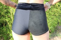 Image 4 of BIKOLOR MINISHORTS | FULL BLACK VERSION
