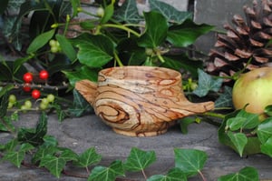 Image of beech quaich II - tasse à whisky en hêtre II