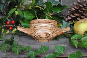Image of beech quaich II - tasse à whisky en hêtre II