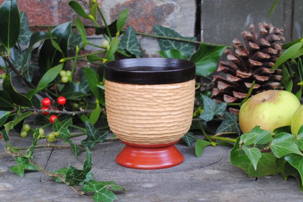 Image of urushi field maple cup IV - tasse urushi en érable IV
