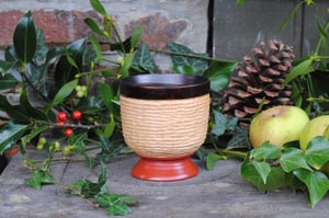 Image of urushi field maple cup IV - tasse urushi en érable IV