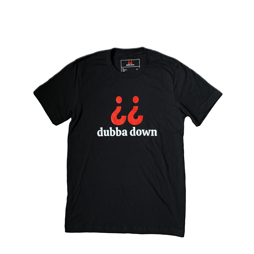Image of Designer Custom-Fit Dubba Down Tee (Black)