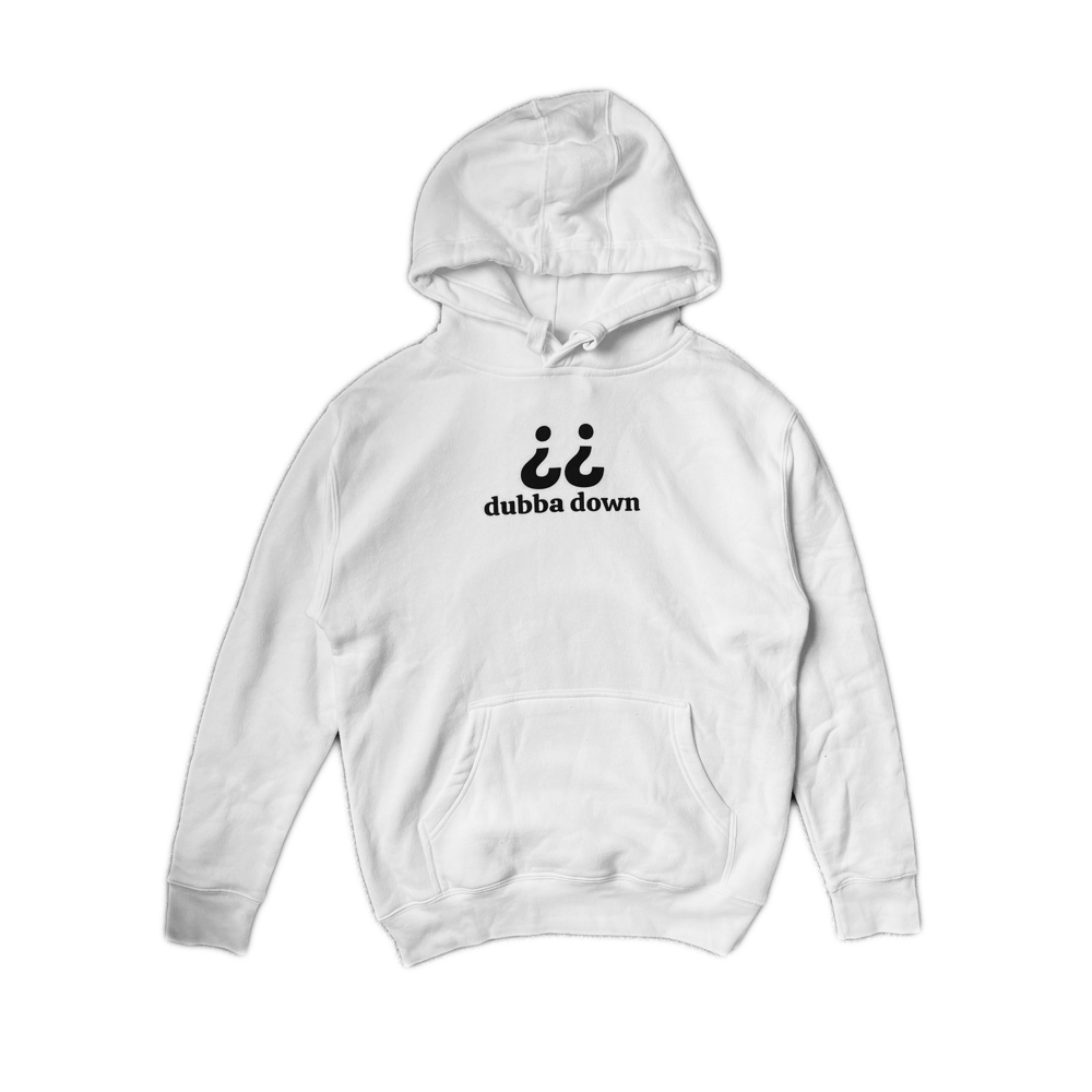 Image of Dubba Down Hoodie (White)