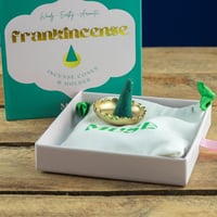 Image 1 of Frankincense Incense Cone Set - Incense Cones & Holder