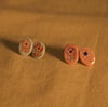 Hand-Painted Flower Earring