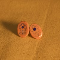 Image 3 of Hand-Painted Flower Earring