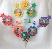 Image 11 of Personalised Teletubbies Cake Topper, Personalised Teletubbies Centrepiece 