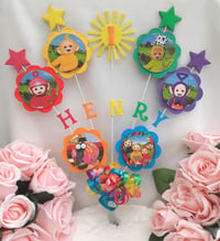 Image 14 of Personalised Teletubbies Cake Topper, Personalised Teletubbies Centrepiece 