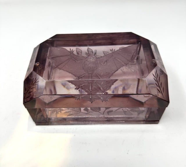 Image of Lucite Bat Desk Box