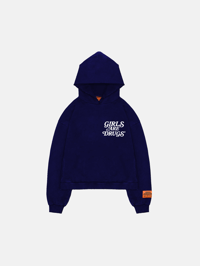 Image 1 of GIRLS ARE DRUGS® HOODIES - NAVY BLUE