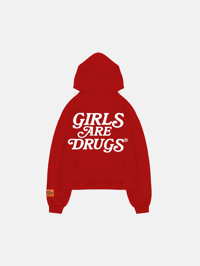Image 2 of GIRLS ARE DRUGS® HOODIES - RED