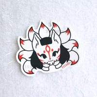 Chibi Kitsune Vinyl Sticker