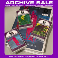 Archive copy low stock: Zombie Rave 1 - 3 Cassette Giant Box