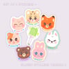 nct dream animals sticker pack