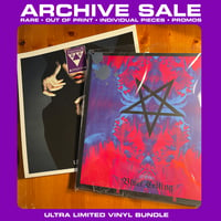 Archive copy low stock: Blvck Ceiling - Let us fall 2-LP Pentagram Bundle Splatter/Red Vinyl