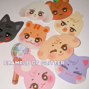 Image of kpop lightstick stickers