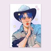 save a horse hongjoong art print