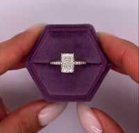 Image 2 of Amour 2 Carat Radiant Cut Lab Diamond Ring