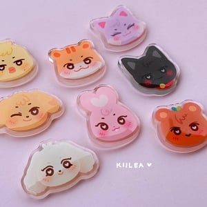 Image of ateez aniteez acrylic pins