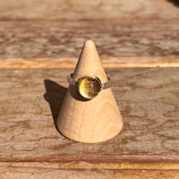 Image 1 of Cat's Eye Rutile in Quartz Ring #2