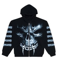 Blue "Reaper" Zip Up Hoodie