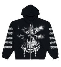 Chrome "Reaper" Zip Up Hoodie