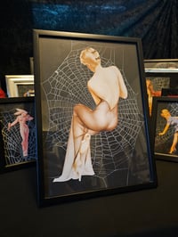 Image 2 of  VINTAGE PINUP COLLECTION - with real preserved spider web - Back profile - Erotica