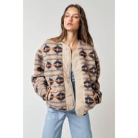 Image 2 of Sherpa Jacket with Pockets