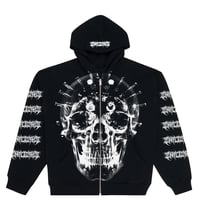 Image 1 of V2 "Screwed Up" Zip Up Hoodie