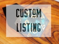 custom listing for Mandy