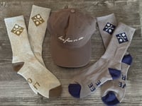 LFOD hats and 2 pairs of LFOD socks