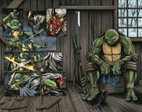 Image 2 of TMNT# 3 Original Wrap-Around Cover Art!