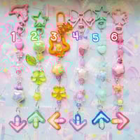 Image 3 of ddr arrow phone bead charms