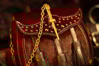 Image 2 of Leather Oxblood Sporran