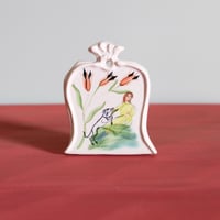 Hanging Ornament - Woman with Whippet