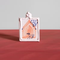 Hanging Ornament - House & Whippet