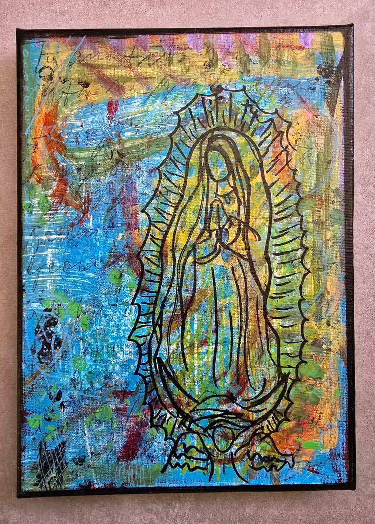 Street Art Guad by Sabrina Zarco mixed media