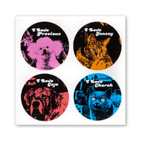 Image 1 of Horror Pets 4 Sticker Sticker Sheet 