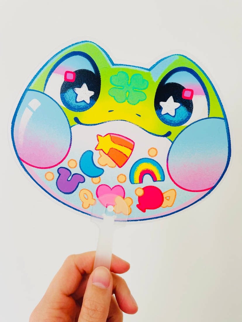 Froggy Hand Fan