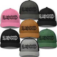 Image 1 of SNAPBACK BLEGHSSED DEATHCORE TRUCKER HAT