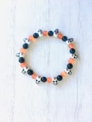 Image 3 of Beaded Skull Stretch Bracelet