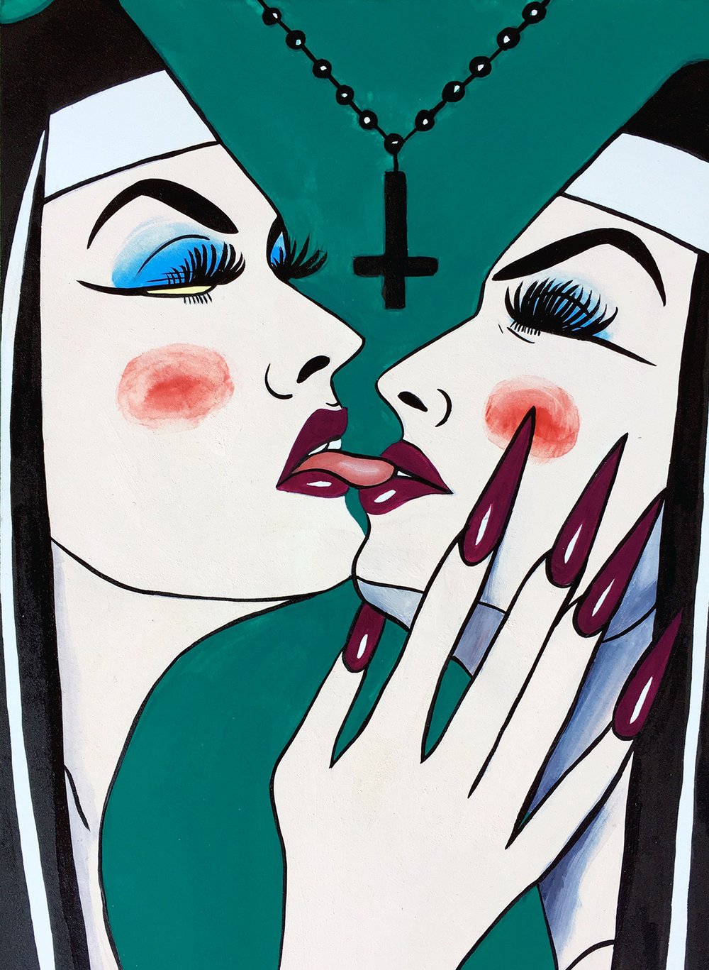 Naughty Nuns print