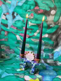 Image 1 of PINK STAR ꩜ candlestick holder
