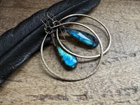 Image 2 of Labradorite earrings . n1