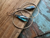 Image 13 of Labradorite earrings . n1