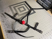 Image 1 of Leather Training Harness Gag - Version 2
