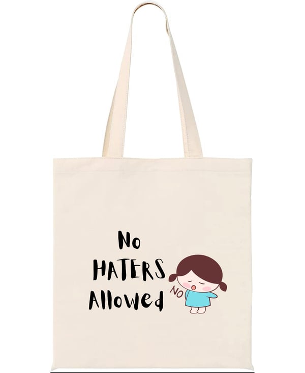 Image of Cute canvas tote bags 